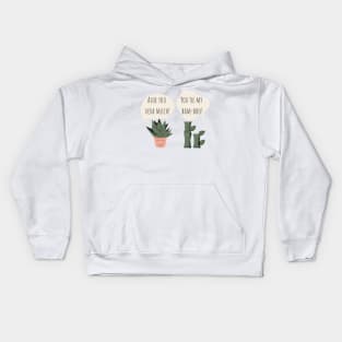 You're my Bamboo Aloe You Vera Much Funny Plant Pun Kids Hoodie